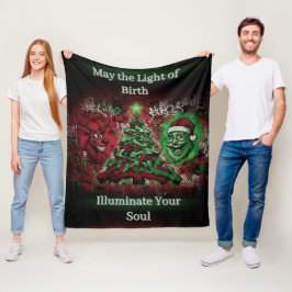 Manta Polar Graffiti Christmas Fleece Blanket 50x60