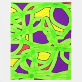 Manta Polar Graffiti de arte pop