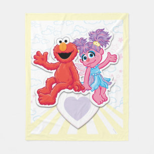 Manta Polar Gráfico de Abby y Elmo
