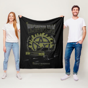 Manta Polar Gráfico de auto "The Winchester Bros" supernatural