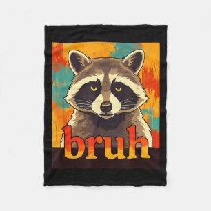 Manta Polar Gráfico de meme divertido de mapache, chicos, chic