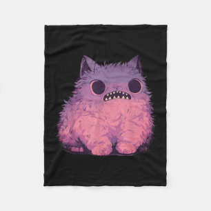 Manta Polar Gráfico del monstruo del gato Kawaii Pastel Gótico