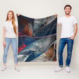 Manta Polar Grafiti de colores,