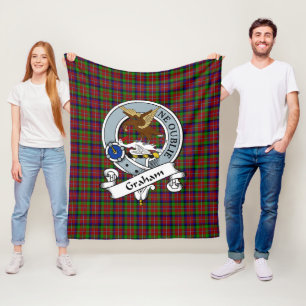Manta Polar Graham Red Clan Badge Tartan Plaid