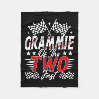 Manta Polar Grammie De Los Dos Coches De Carreras De Segundo C