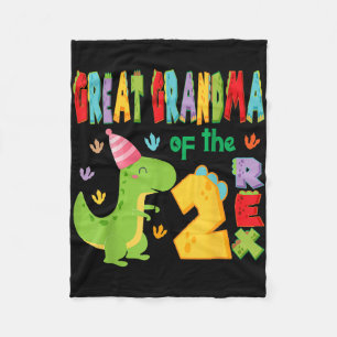 Manta Polar Gran Abuela De Los Dos Rex Dino
