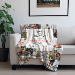 Manta Polar Gran Abuela establecida 20 Photo Family