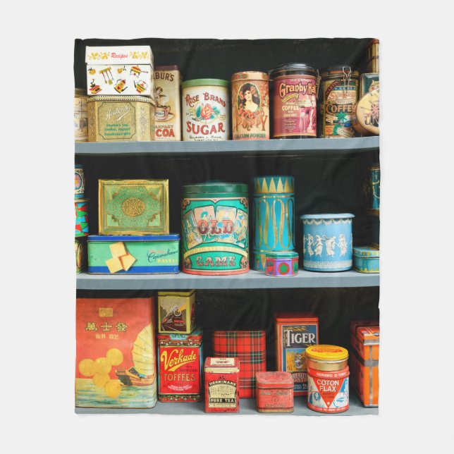 Manta Polar Gran colección de latas de color (Anverso)