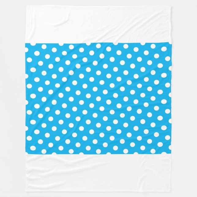 Manta Polar Gran diversión Bonito cielo azul franjas blancas p (Anverso)