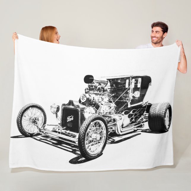 Manta Polar Gran Funda De Fleece Hot Rod (In situ)