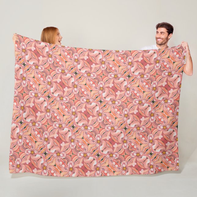 Manta Polar Gran Funda Fleece Peach Dahlia (In situ)