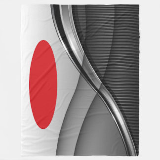 Manta Polar Gran Funda, moderna, abstracta, roja, negra