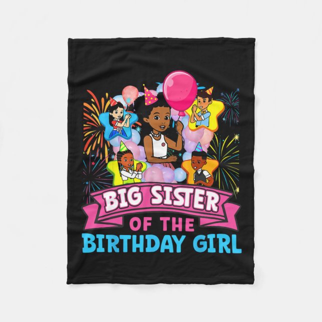 Manta Polar Gran Hermana Gracie's Corner Birthday Dolls Cute P (Anverso)