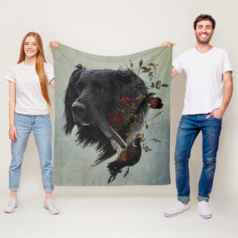 Manta Polar Gran Munsterlander con faisán