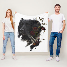 Manta Polar Gran Munsterlander con faisán