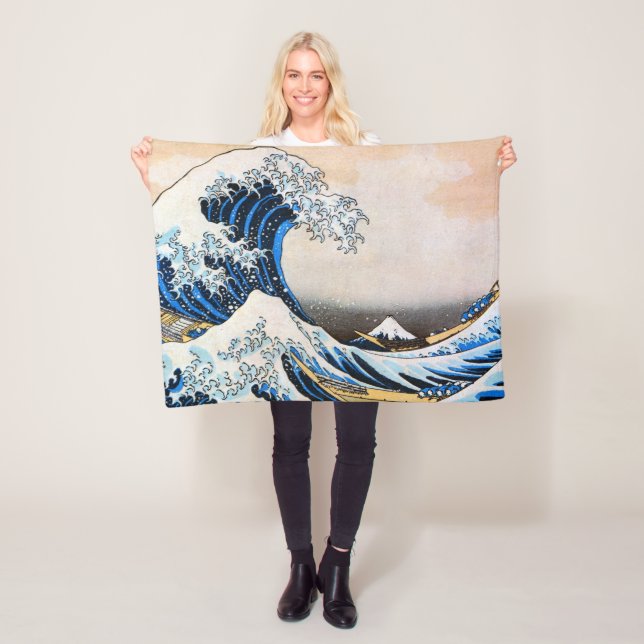 Manta Polar Gran ola, Hokusai, Ukiyo-e (In situ)