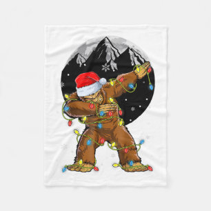 Manta Polar Gran pie árbol de navidad de Santa Claus ilumina a