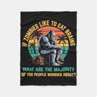 Manta Polar Gran pie gracioso Sasquatch zombies horroroso aman