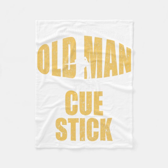 Manta Polar Gran Piscina Billiard Player Snooking Old Man Con  (Anverso)