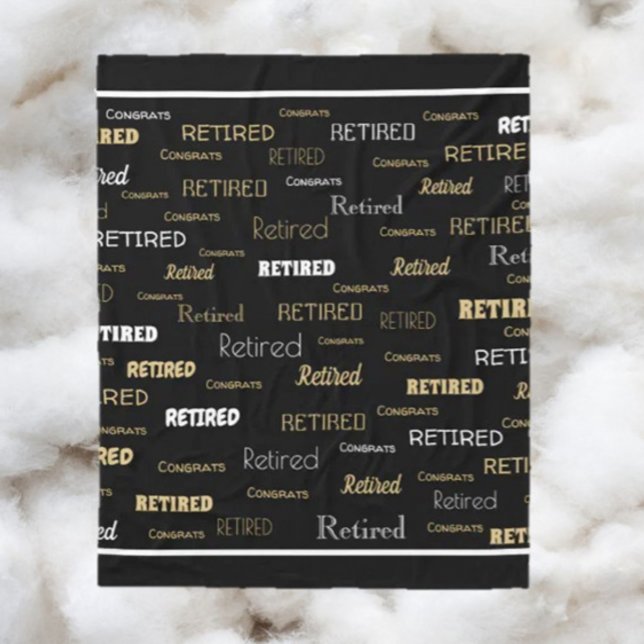 Manta Polar ¡Gran regalo! Jubilación (Subido por el creador)