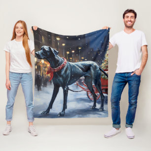 Manta Polar Gran Temporada Navideña del Dán Grande