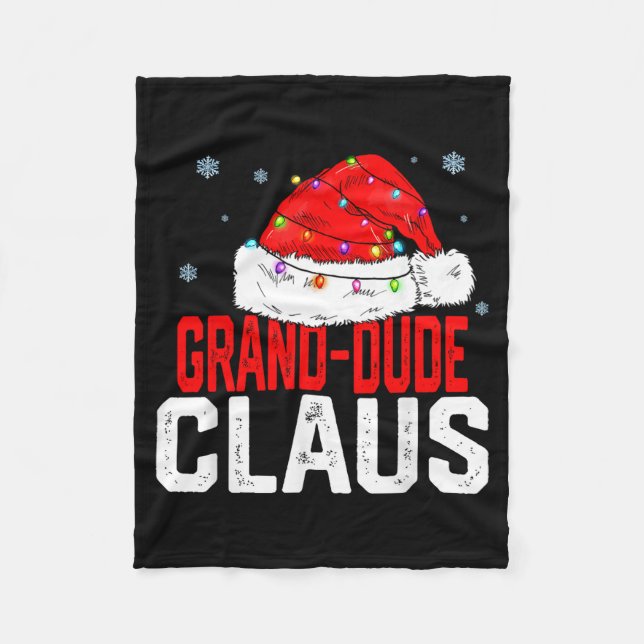 Manta Polar Grand Dude Claus Funny Family Matching Grandpa Chr (Anverso)
