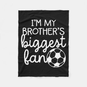 Manta Polar Grandes hermanos fútbol mayor fan de Little Brothe