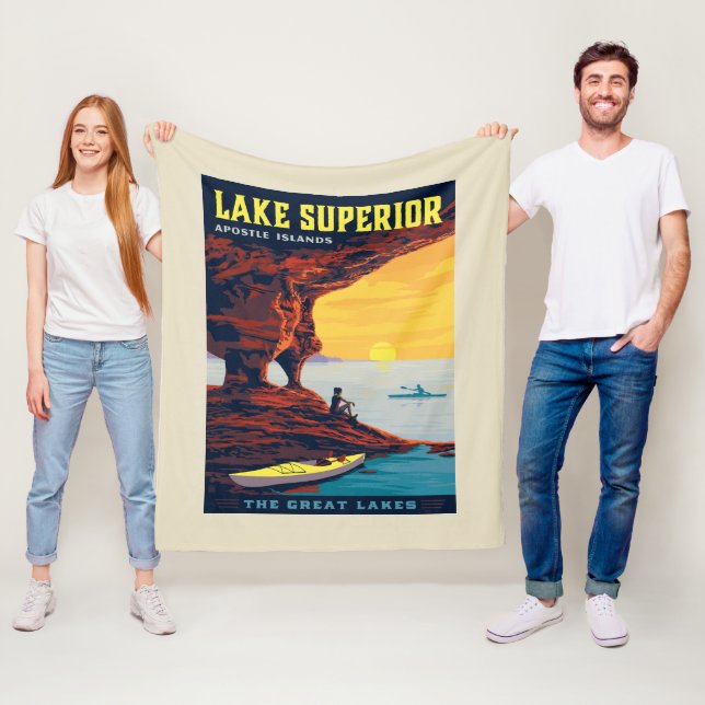 Manta Polar Grandes Lagos | Lago Superior (In situ)