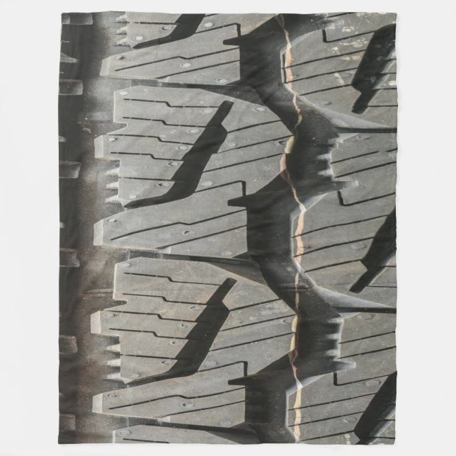 Manta Polar Grandes neumáticos viejos para automóviles Black R (Anverso)