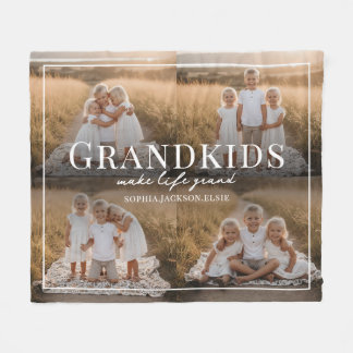 Manta Polar Grandkids Make Life Grand Grandparent Gift Photo