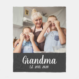Manta Polar Grandma Established White Script Photo