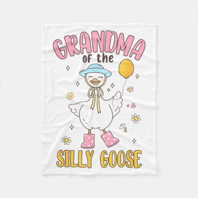 Manta Polar Grandma Of The Silly Goose First Birthday Family M (Anverso)