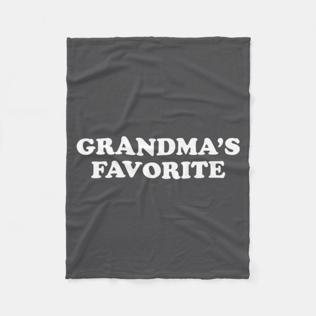 Manta Polar Grandmas Favorite Granhild Funny Grandson Granddau (Anverso)