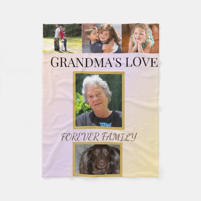Manta Polar Grandma's Love & Forever Family Tribute (Anverso)