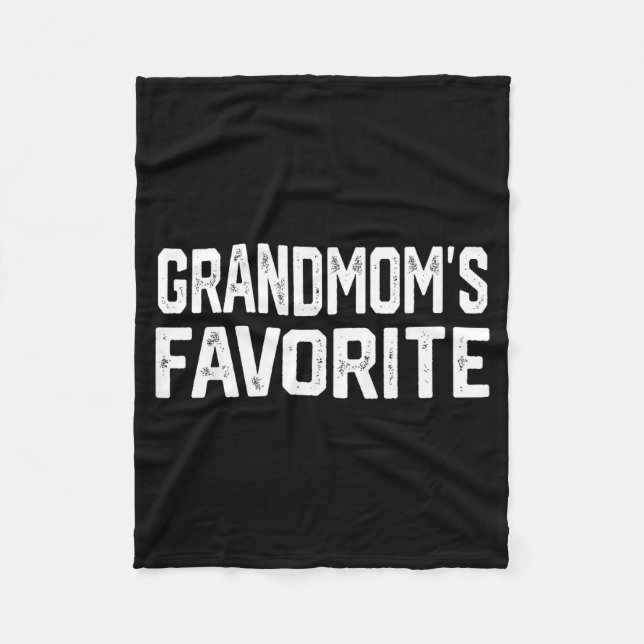 Manta Polar Grandmom’s Favorite Funny Grandparent Granhild Vin (Anverso)