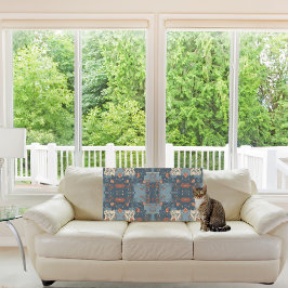 Manta Polar Granja de Rust Rust Blue Country