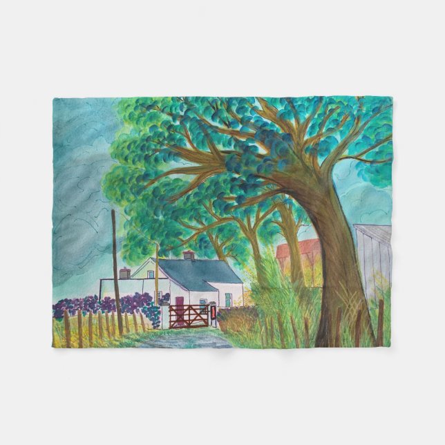 Manta Polar Granja irlandesa (Frente (Horizontal))