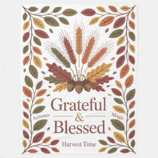 Manta Polar Grateful & blessed stylish Blanket New Home