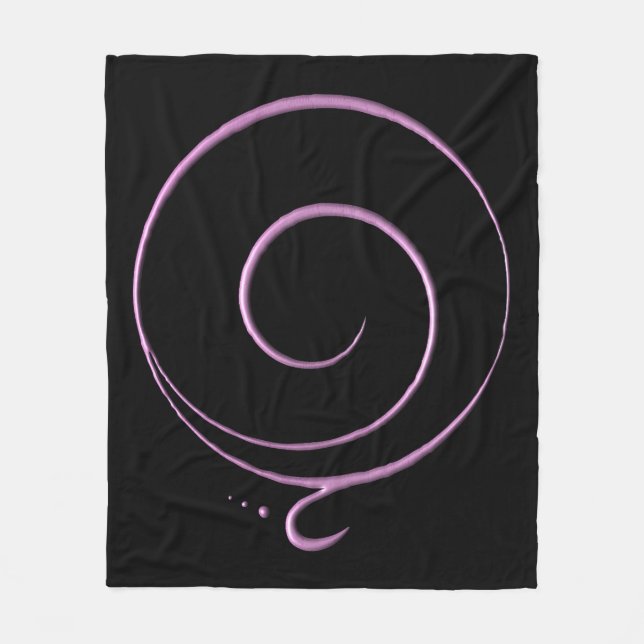 Manta Polar Gratitud Rosa  (Anverso)