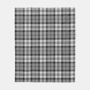 Manta Polar Gray Blackwatch Tartan Plaid Design