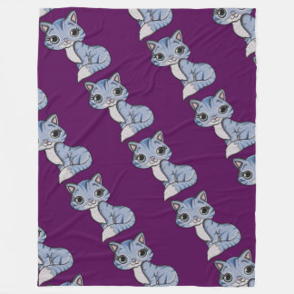 Manta Polar Gray Knit Kitty Cat