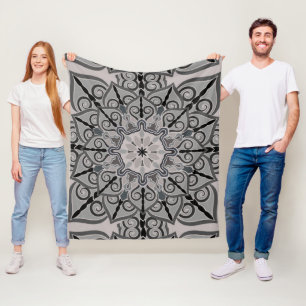 Manta Polar Gray Mandala