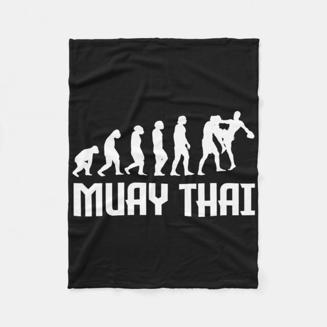 Manta Polar Great Muay Thai Evolution Design Kickboxer Mma Tra (Anverso)