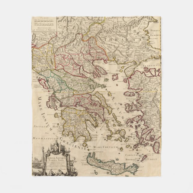 Manta Polar Grecia y Macedonia (Anverso)