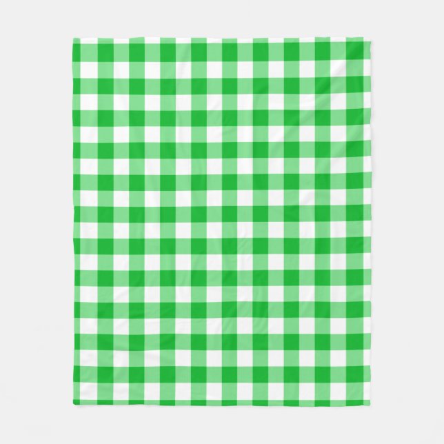 Manta Polar Green Checkered Square Seamless Pattern  (Anverso)