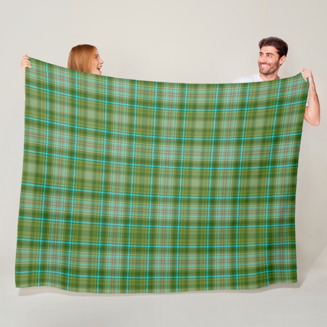 MANTA POLAR GREEN IRISH PLAID PATTERN (In situ)
