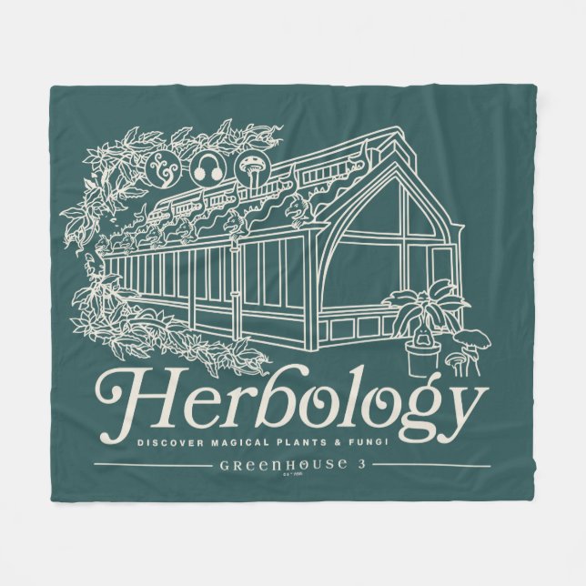 Manta Polar Greenhouse herbológico HOGWARTS™ (Frente (Horizontal))