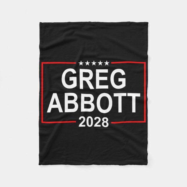 Manta Polar Greg Abbott 2028 Elección Presidencial 4 de Julio  (Anverso)
