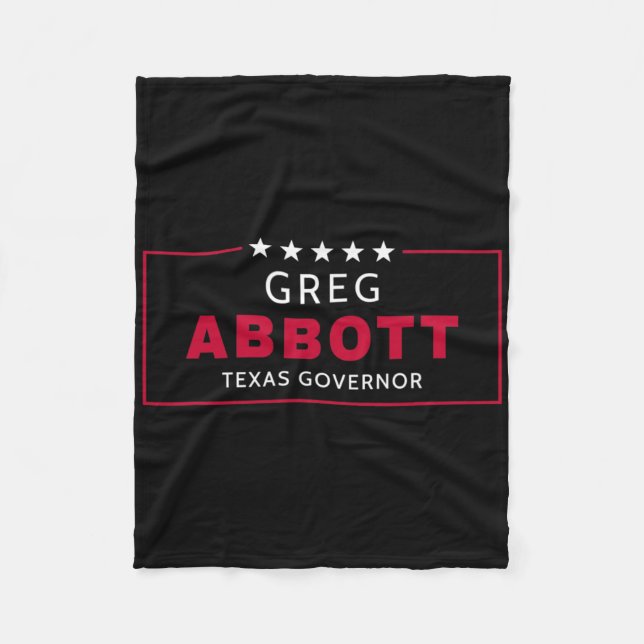 Manta Polar Greg Abbott Election Texas Governor Republican Blu (Anverso)