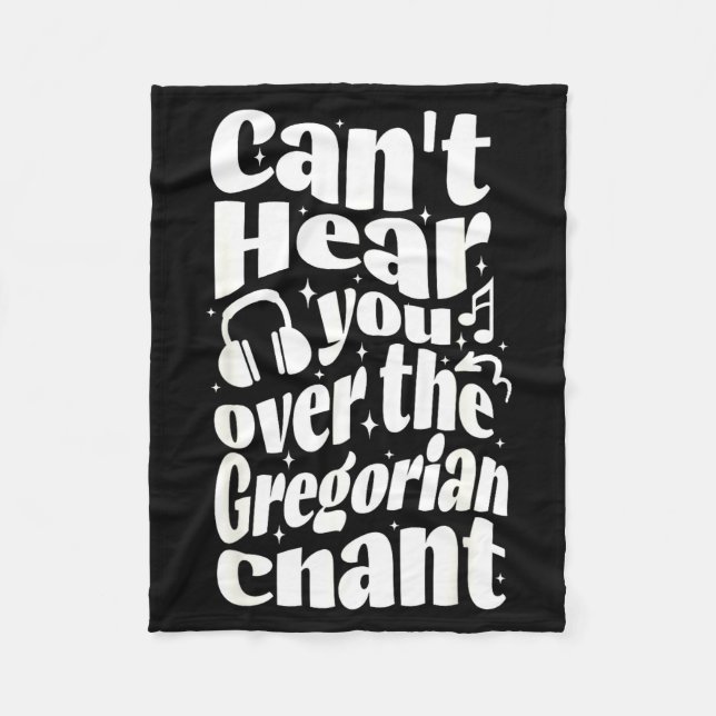 Manta Polar Gregorian Chant Funny Catholic Traditional Latin M (Anverso)